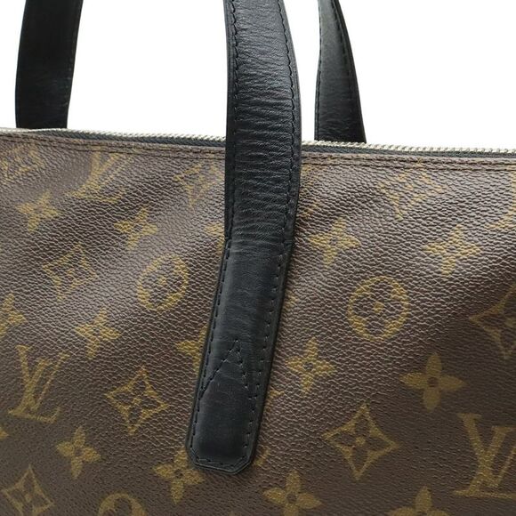 Louis Vuitton Monogram Macassar Kitan 2WAY Tote Bag